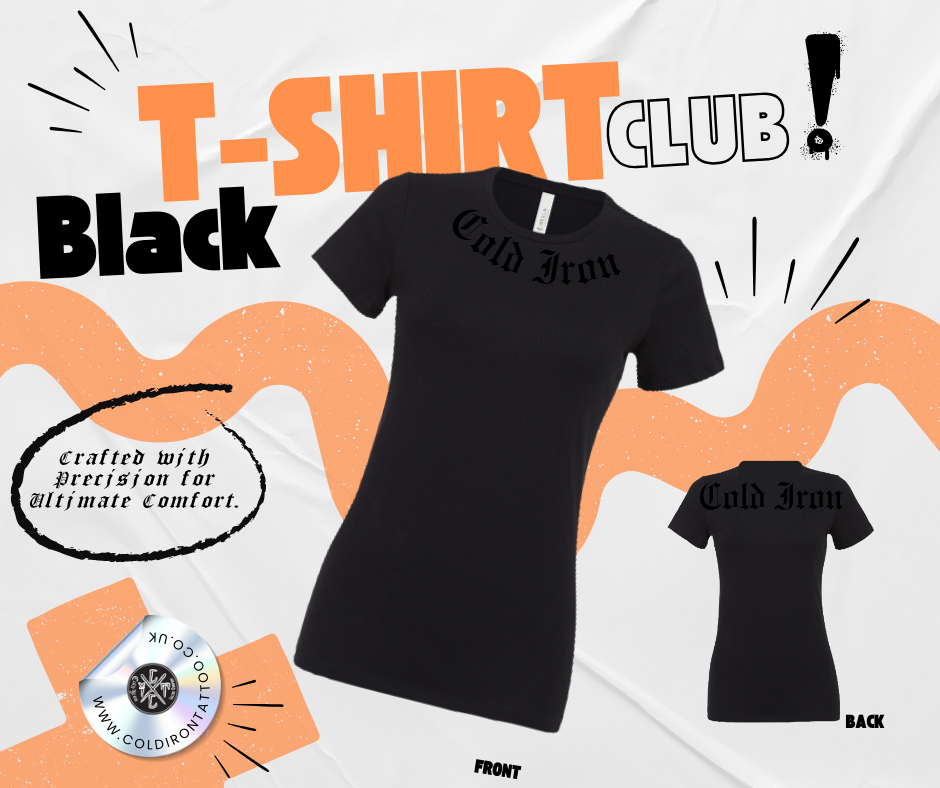 Black T-shirt Club - Woman’s Fit